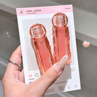 Увлажняющее матовое масло для губ Gege Bear Autumn Winter, водостойкое, без цвета, прозрачное, с экстрактом фруктов, для увеличения объема.