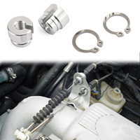 Kit de manchons de câble d'accélérateur en aluminium billette JXSS059 pour réparation et remplacement moteur BMW E30 E28 E39 E36 M20 M30 M50 S14 M60
