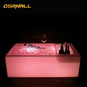 Mesa de cubo de hielo barra LED fabricante de muebles barra LED