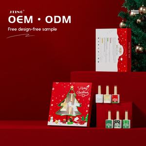 JTING - Juego de Esmaltes de Uñas en Gel Navideños, 6 Colores, en Caja, OEM, Personalización Gratuita, Marca Única, Suministros de Esmaltes de Uñas en Gel - Product Image 5