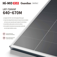 Panneau Solaire Monocristallin Demi-Coupe 182mm 144 Cellules Haute Efficacité Personnalisé 650W 655W 660W 670W CE TUV IEC pour Système Solaire