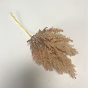 Flores artificiales de flocado, hierba de pampas de imitación para ramo de boda, bricolaje - Product Image 2