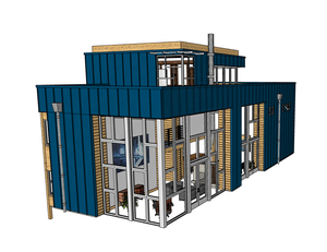 Casa Contenedor <span class=keywords><strong>de</strong></span> Lujo <span class=keywords><strong>de</strong></span> Nuevo Estilo con Dormitorio, Villa Prefabricada Personalizada para Vacaciones, Hotel, Taberna, <span class=keywords><strong>Posada</strong></span>, Villa Moderna - Product Image 3