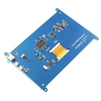 Écran LCD 7 "1024x600 avec tactile capacitif et alimentation mini-USB 5V/2A compatible avec Raspberry Pi et ARM et PC