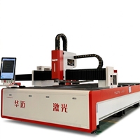 Machine de découpe laser fibre CNC 3kW à table unique de type ouvert, commande Cypcut, refroidie par eau pour métal, compatible AI/BMP, taille 1530