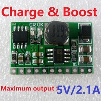 Module convertisseur DC-DC élévateur de tension 5V/2.1A pour montage en surface, 2.7g, pour alimentation mobile UPS, carte de charge DIY pour batterie au lithium 18650 3.7V