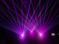 Projecteur laser RGB 6W/10W avec contrôle DMX pour scène de mariage de rêve, style Cendrillon, idéal pour DJ et location de fêtes - Direct Usine Guangzhou