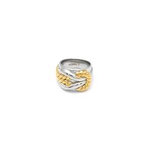 Fashion <b>Rings</b> 316L Stainless Steel PVD Gold Plating Resistant Sustainable - Product Image 1
