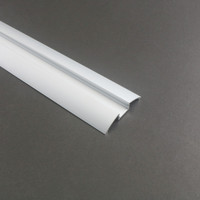 Profilé en aluminium série LvSen 6000 pour éclairage LED T5, 56,6x11mm, anodisé, forme angulaire, service de poinçonnage T3-T8 LS-122 pour décorations