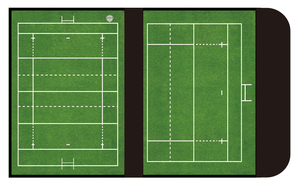 Tableaux d'entraînement sportifs ODM pliables en cuir pour basketball, football, volley-ball, handball, équipement d'entraînement pour entraîneurs sportifs - Product Image 4
