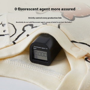 Bebé primavera y otoño nuevo 0-12 meses 100% algodón niños niñas pijamas de bebé de manga larga mameluco infantil - Product Image 3