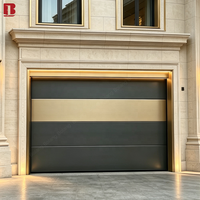 Porte de garage sectionnelle moderne de luxe Bolang, porte de garage surélevée, porte de garage personnalisée, commande automatique inversée, capteur radar intelligent, fournisseur