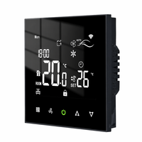 Termostato Inteligente Digital FCU OEM de Fábrica con Wifi para Habitaciones, 220V 110V 24V, Controlador de Temperatura