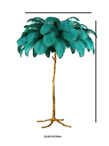 Villa Green <strong>pink</strong> Grew White Color Feather Tree <strong>Floor</strong> <strong>Lamp</strong> - Product Image 6