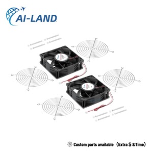 Quạt công nghiệp trục hướng tâm <span class=keywords><strong>12038</strong></span> 120MM, 120x120x38mm, lưu lượng gió cao, dùng làm quạt làm mát giàn khoan mỏ - Product Image 4