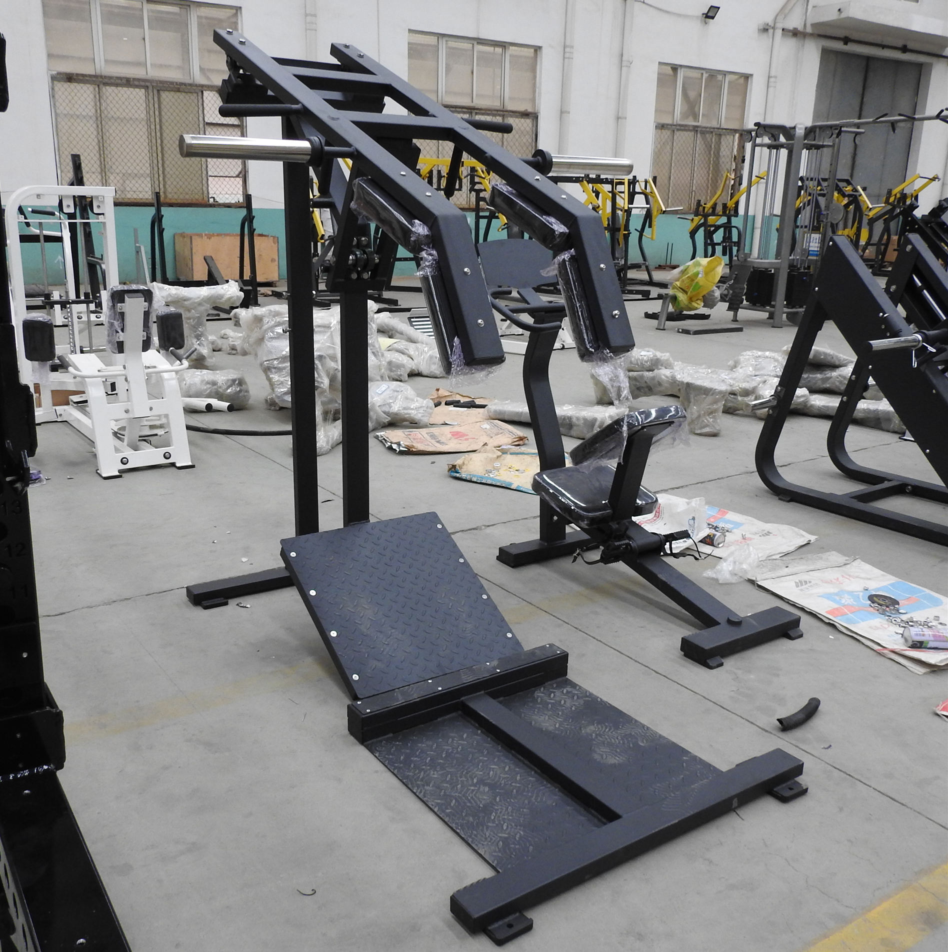 スクワットマシン　　ダンベル スクワットマシン ダンベル ダンベルVスクワットハンマー