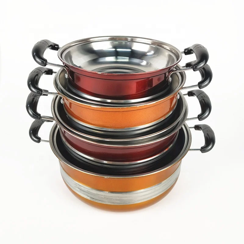 Оптовая продажа посуда набор посуды из нержавеющей стали chefline кухонная посуда
