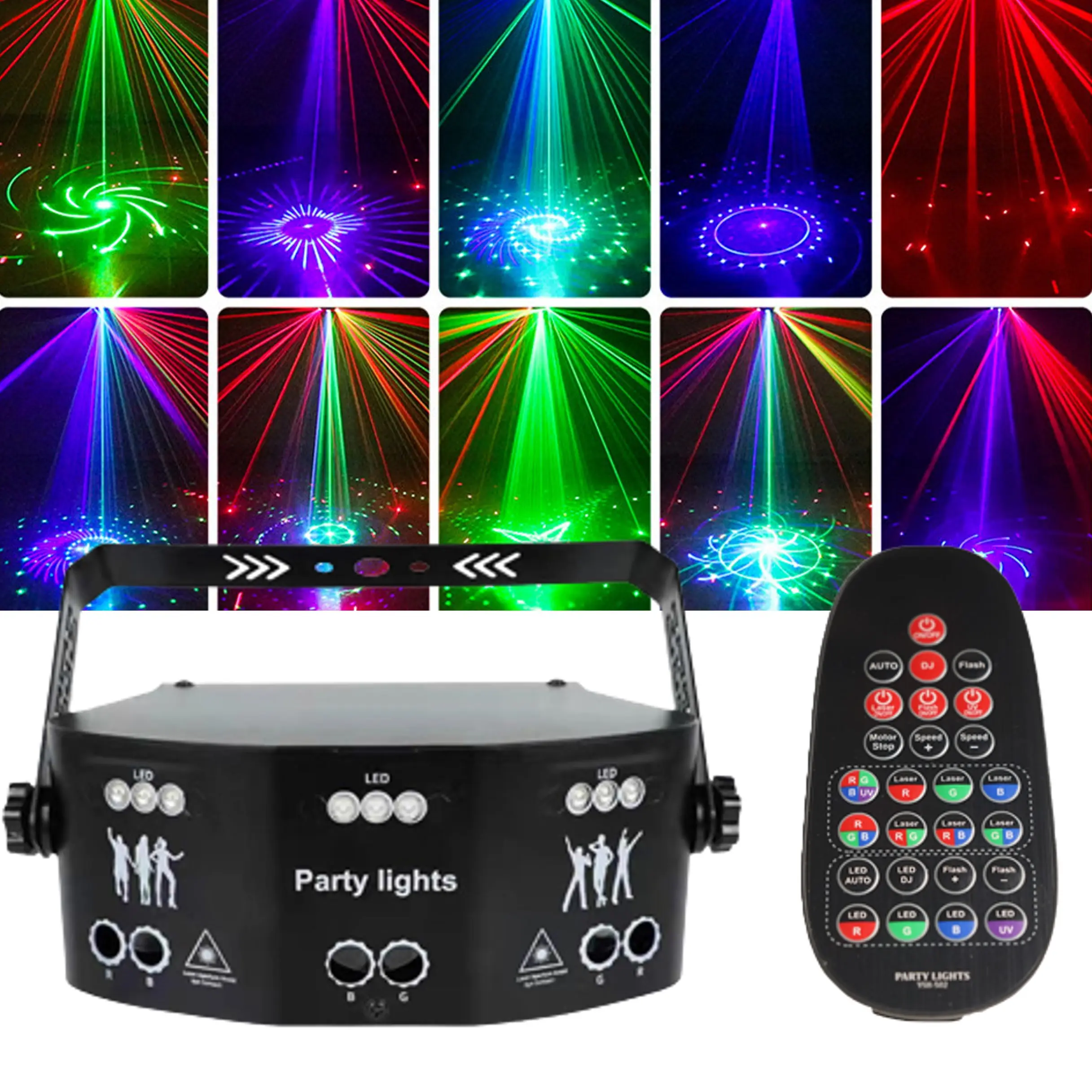 Đèn Chùm Di Chuyển Hiệu Ứng Laser Led 15 Mắt Đèn Sân Khấu Led Dj Đèn Chiếu Vũ Trường Bóng Đèn Thanh Đèn Trần Câu Lạc Bộ Ban Đêm