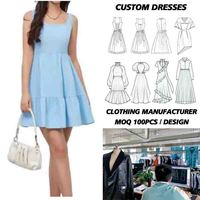 Trouvez un fabricant de robes sur mesure, une usine OEM pour marques privées, des vêtements sur mesure, créez votre propre marque de mode à partir d'un croquis, production en gros