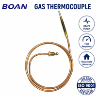 Sensor Termokopel Tembaga Tahan Lama Boan BA-TC022 900mm Pemasangan Tetap untuk Pemanas Air Gas RV dan Pemanas Air Rumah Tangga Tanpa Tangki & Penyimpanan