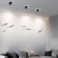 Projecteur d'intérieur LED de petite puissance Lumières publicitaires Corps de lampe en alliage d'aluminium monté au plafond pour la décoration intérieure Utilisation commerciale