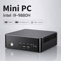 Mini PC puissant Intel Core I9-9880H 32 Go de RAM 1 To SSD Compatible Windows 11 WiFi 6 Double LAN 2.5G pour le bureau et le travail professionnel