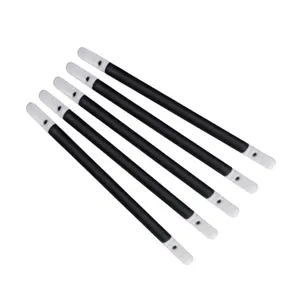 CM-FS920 Black Color Handle Sponge Small Head Cleaning Double End Pu Foam Tip Pointed Cleanroom Swabs