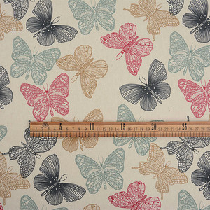 กระเป๋าผ้าใบพิมพ์ลายผีเสื้อกระเป๋าช้อปปิ้งกระเป๋าผ้าใบแบบทำมือ<span class=keywords><strong>ผ้า</strong></span>ปูโต๊ะ<span class=keywords><strong>ม่าน</strong></span>บังแดด - Product Image 3