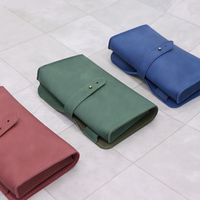 Sac de rangement pliable portable en cuir PU, 6 couleurs, pour câbles, cadeau promotionnel, organiseur de chargeur de voyage, accessoires informatiques