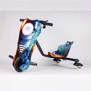 High Speed 250W Front Wheel Drive Electric Scooter <strong>Go</strong> <strong>Kart</strong> for Kids Adults-Outdoor Drifting 36V Lithium Battery Hydraulic Brake - Product Image 5