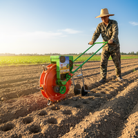 Semoir agricole manuel à pousser pour maïs