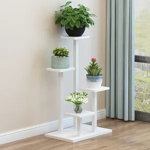 Support de fleurs moderne et élégant en métal à plusieurs niveaux pour la décoration du salon ou l'utilisation comme support de jouets, type support pour plantes - Product Image 4
