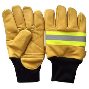 Gants de soudage industriels résistants au feu de protection chauffants de haute qualité Gants de soudage personnalisés en cuir pour le travail - Product Image 1
