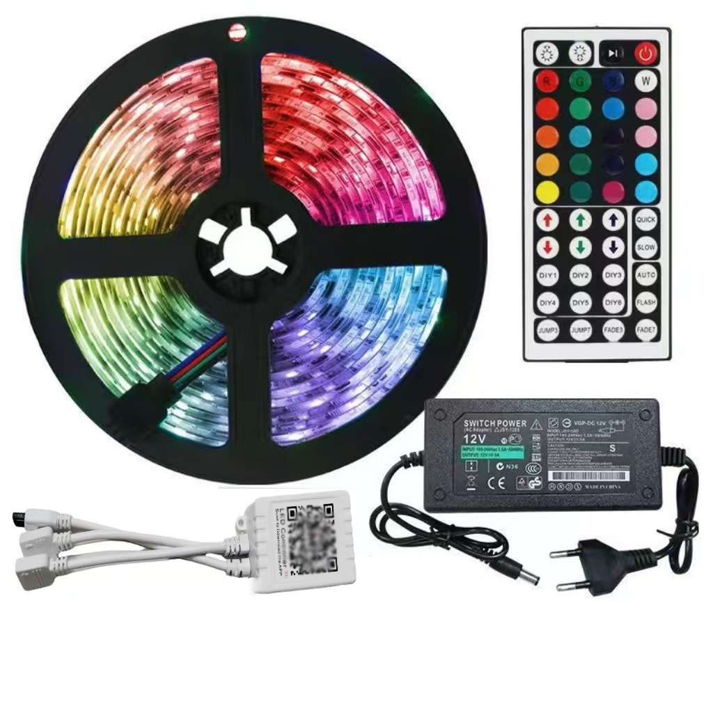 5050RGB // 44 teclas 5A + Infrarrojo + App + Inteligente + 5m/set
