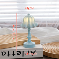 Veilleuse en cristal créative petit bureau chambre lampe de chevet atmosphère cadeau d'anniversaire pour les amis bouton batterie LED décoration
