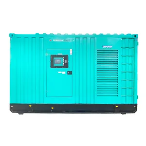 Đóng Cửa Thời tiết loại cumins 100kva Máy phát điện im lặng 80kw Máy phát điện diesel