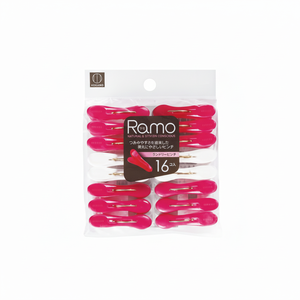 RAMO 16 pezzi Pink/bianco per biancheria spille da bucato Premium per una comoda organizzazione - Product Image 1