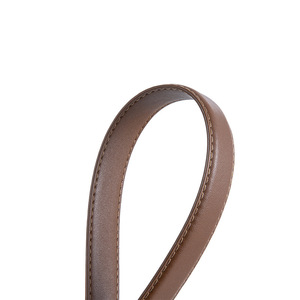 Ceinture en cuir de vachette pour femme avec boucle géométrique en alliage fin, noire, décontractée, élégante, durable, 3,0 cm - Product Image 4