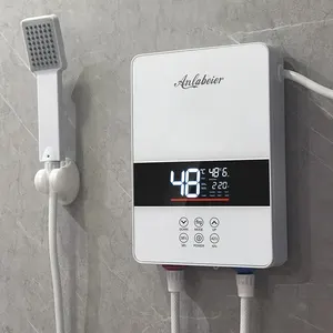 Sản xuất tại Trung Quốc bình thường nhiệt thương hiệu tốt nhất nhiệt độ cao 55 độ thông minh máy nước nóng ngay lập tức nóng cho vòi hoa sen