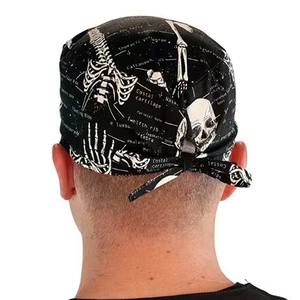 Gorro de Médico, Enfermera o Cirujano con Diseño de Calavera para Veterinaria - Product Image 3