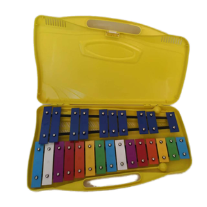 Oferta Especial: <span class=keywords><strong>Xilófono</strong></span> Glockenspiel Soulmate de 25 Notas <span class=keywords><strong>con</strong></span> Estuche Metálico, Dos Mazos Seguros, Regalo para Niños y Principiantes, Instrumentos Orff - Product Image 1