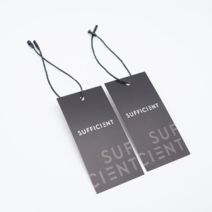 Tùy Chỉnh Sang Trọng Dày Mới Giấy Hangtag Thương Hiệu Riêng Đu Treo Thẻ Cho Quần Áo Giày Và Túi Xách - Product Image 1