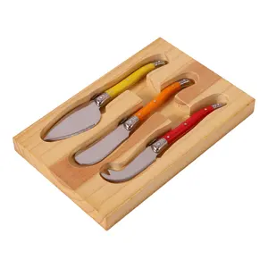 Laguiole By Flying Colors Butter Knife Spreader Cheese Knife Set Butter Spreader Knife With Wood Gift Box