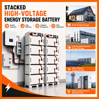 Offre Spéciale : Pack de Batteries LiFePO4 Hybrides 5,12 kWh pour Stockage d'Énergie Solaire sur Réseau, Compatible CAN, pour Systèmes d'Alimentation de Secours Résidentiels et Industriels