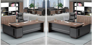 Smooth Executive <span class=keywords><strong>Desk</strong></span> dalla produzione classica tavolo da ufficio scrivania tradizionale per CEO - Product Image 4