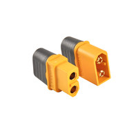 Connecteur XT60H, prise mâle et femelle, corps en deux parties, gaine noire, lame dorée pour batterie RC, câble d'alimentation ESC, lot pour magasin de loisirs créatifs