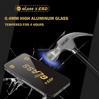 Og It's Me 3D 9H Grade AAA Ultradun Antistatisch Gehard Glas Schermbeschermer ESD Bescherming Grote Gebogen Rand Mobiele Telefoon