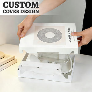 Caja Organizadora de Cables con Diseño de Libro, Regalo Promocional, Ocultador de Cables Decorativo para Regletas y Cargadores con Cierre Magnético - Product Image 3