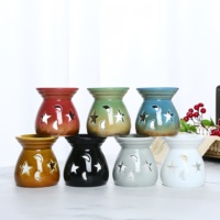 Céramique Aromathérapie Encens Fondre Brûleur Unique Diffuseur Bougie Huile Arôme Poêle Petite Porcelaine Tea Light