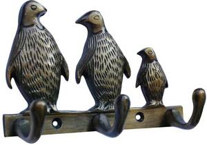 Artesanías decorativas de aluminio y Metal, emperadores, familia, pingüino - Product Image 3